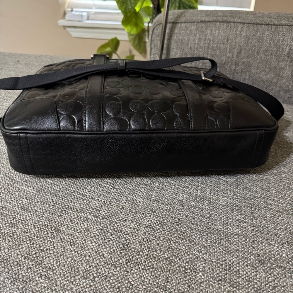 EUC Coach Metropolitan Brief In Signature Sport Calf Leather - Picture 3 of 8